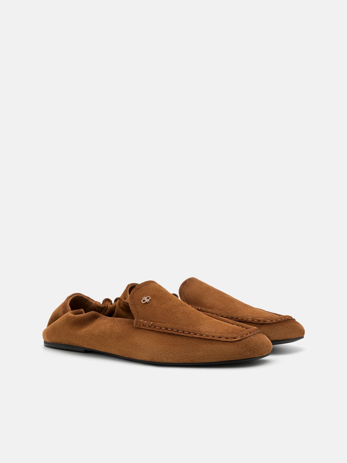 Gabrielle Suede Loafers, , hi-res