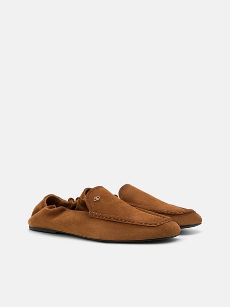 Gabrielle Suede Loafers, , hi-res