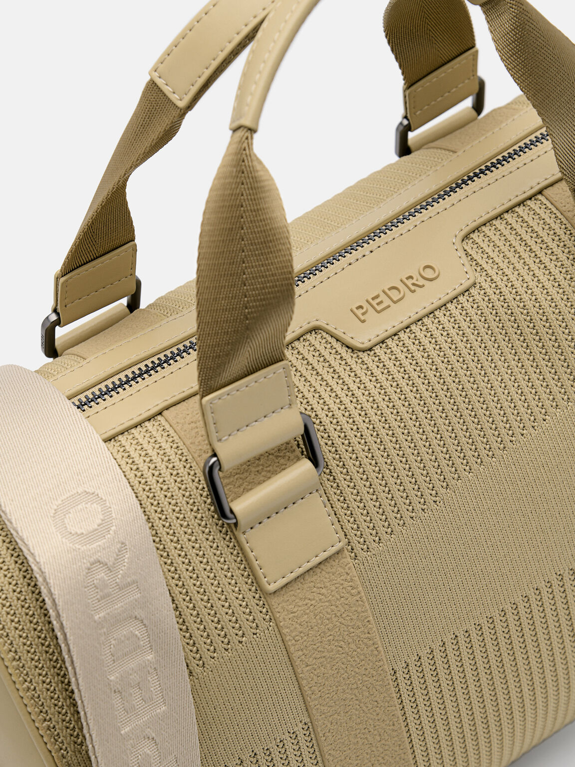 Tristan Fabric Duffel Bag, Sand