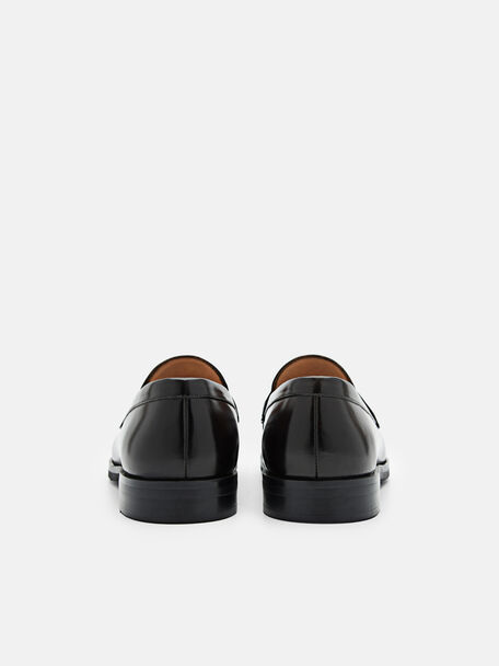 PEDRO Icon Leather Heel Sandals, Black