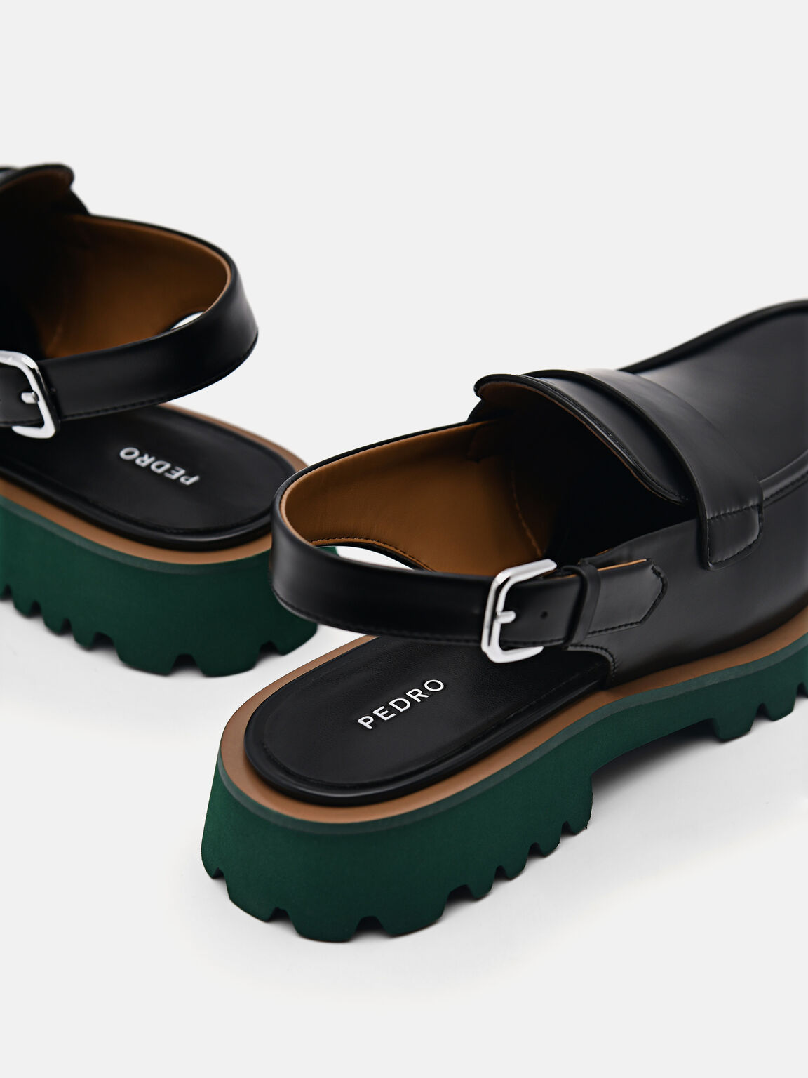 Grapnel Chunky Loafer Mule, 