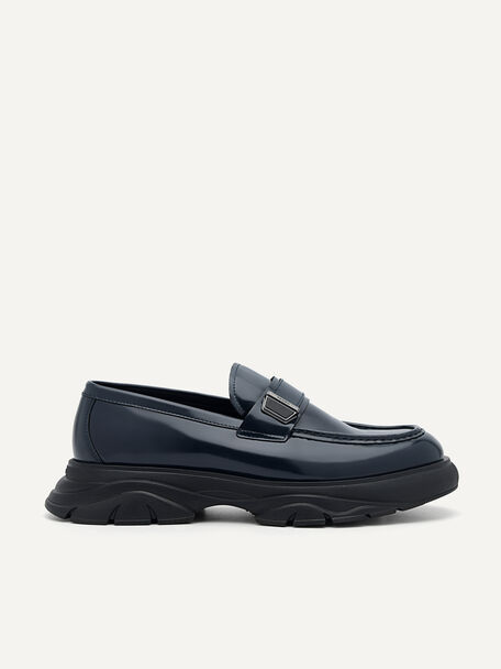 Hybrix Leather Loafers, 