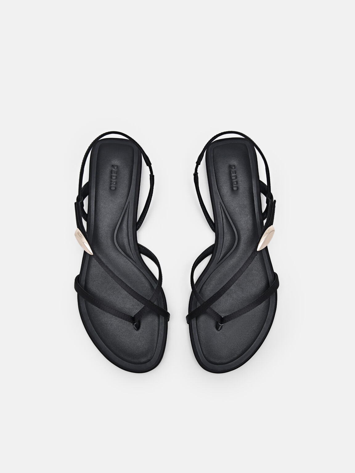 Sandal Slingback dengan Tali, 