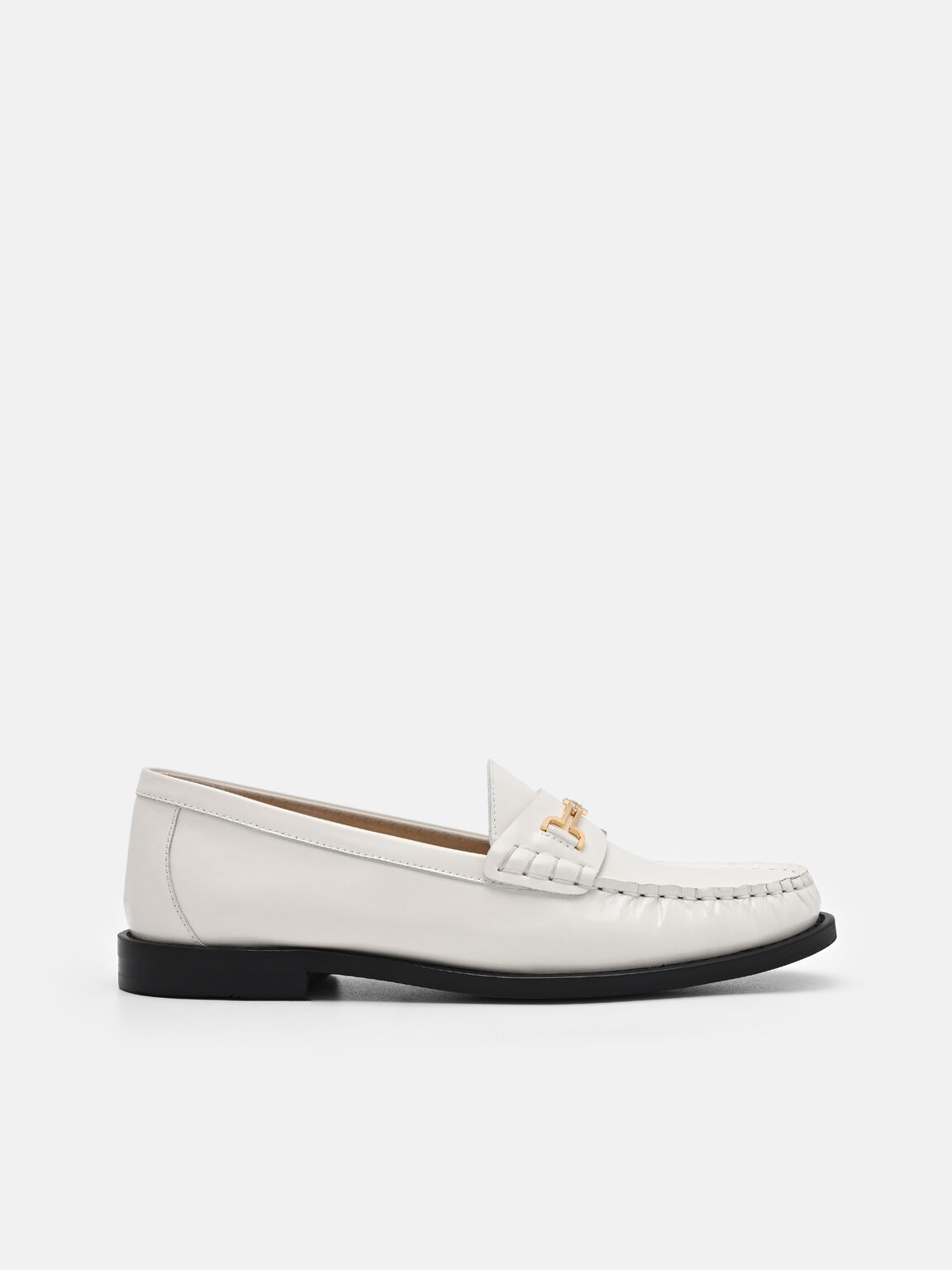 Sepatu Loafer Kulit Horsebit Alistair, , hi-res