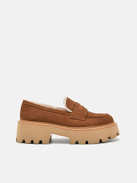 Sepatu Pantofel Edita Penny, Camel