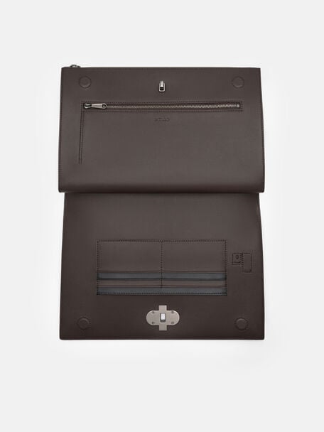 Saffiano Leather Portfolio Bag, 