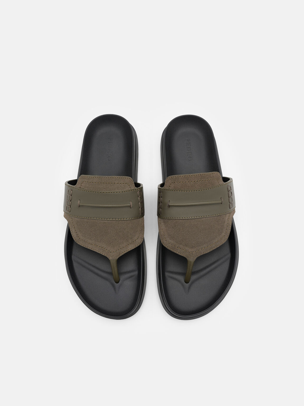 Sandal Thong Penny Suede, , hi-res