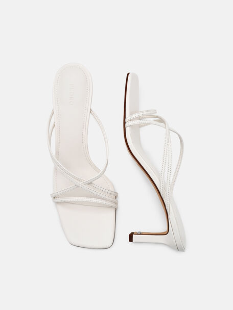 Sydney Sandal Hak Kulit, 