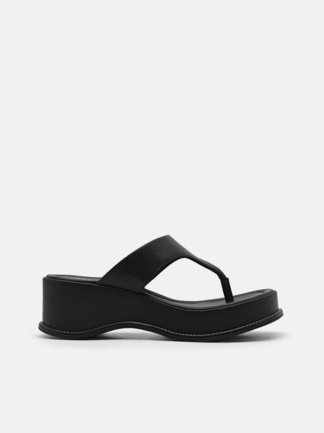 Anchor Sandals, Black, hi-res