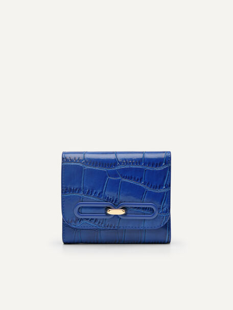PEDRO Studio Leather Tri-Fold Wallet, Navy, hi-res