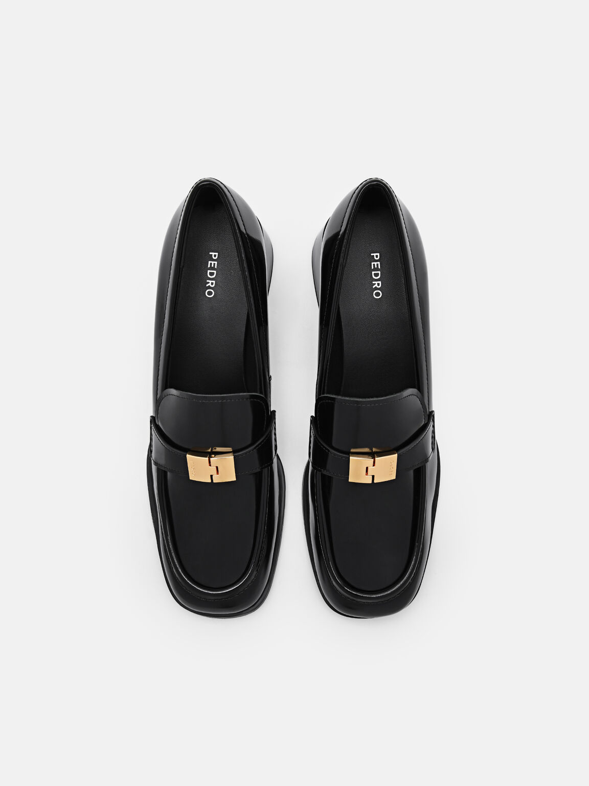 Jatte Leather Heel Loafers, 