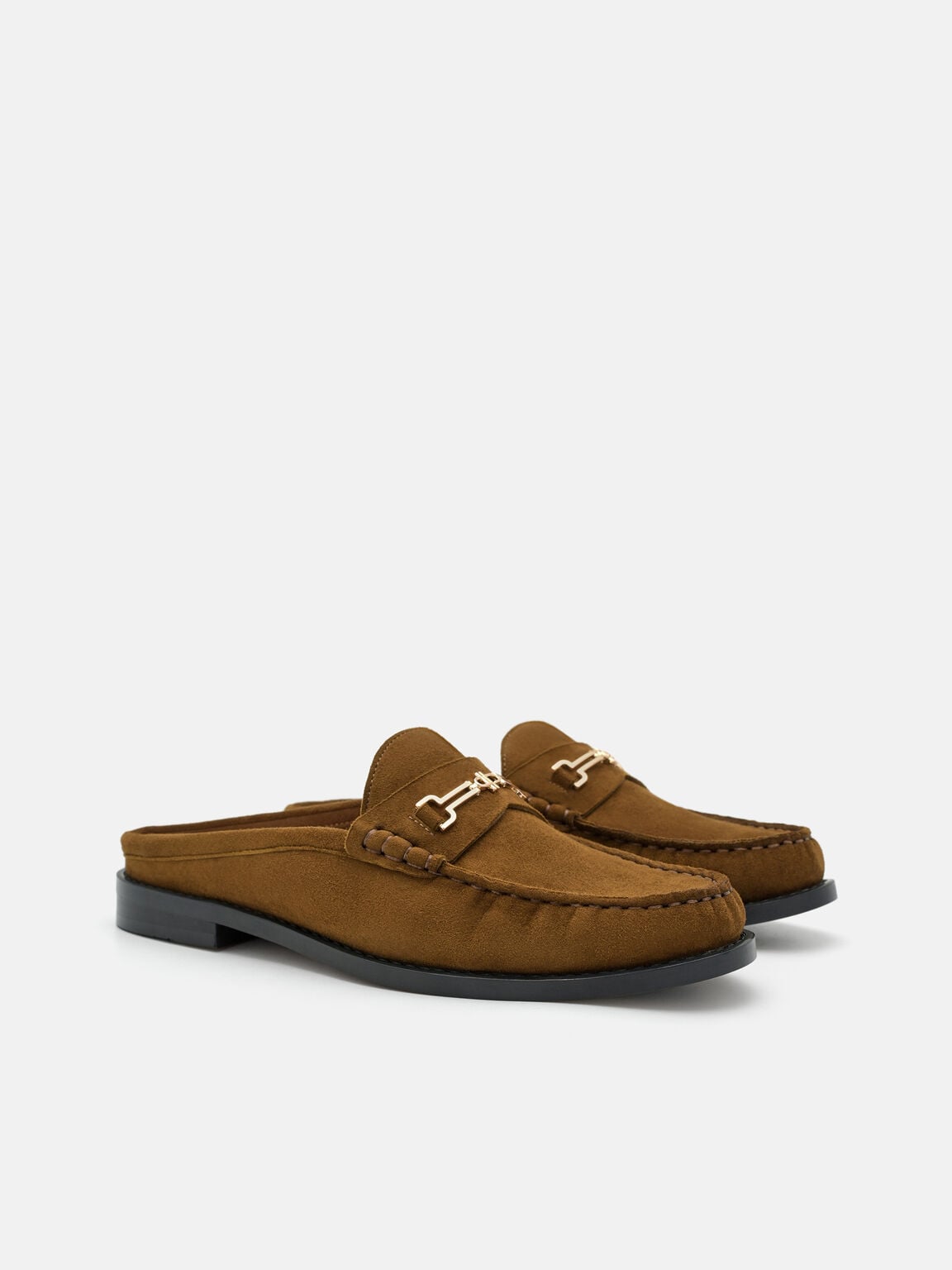 Alistair Suede Penny Mules, , hi-res