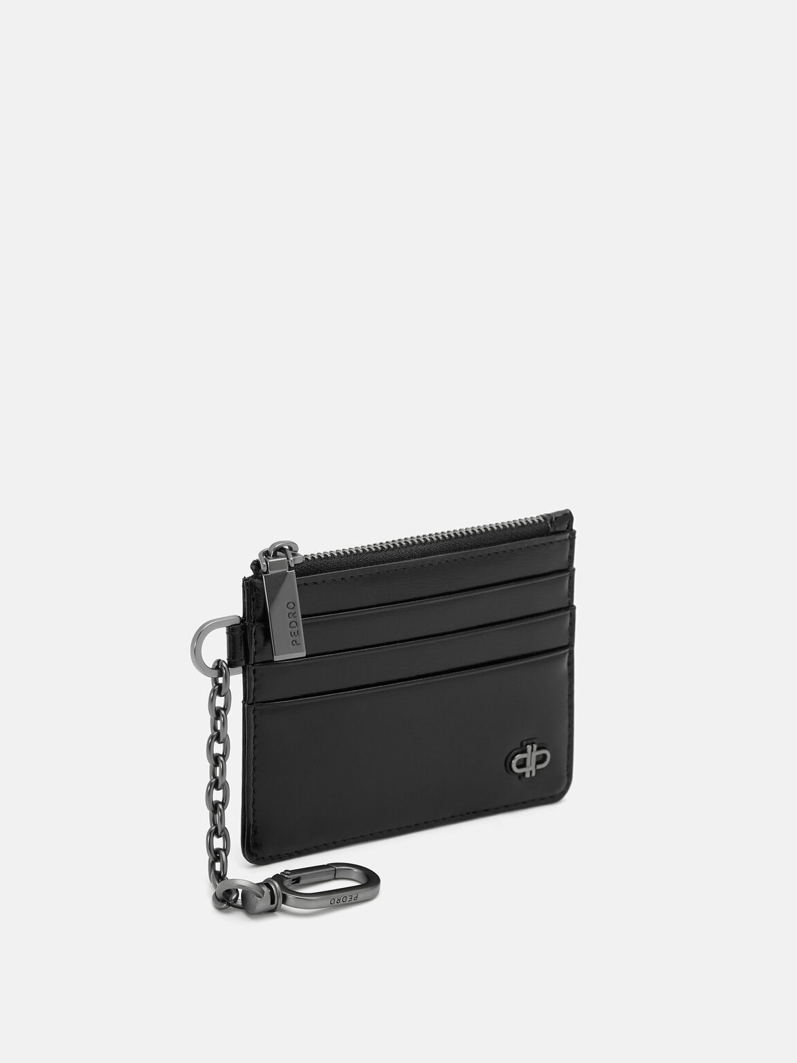 PEDRO Icon Leather Chain Card Holder, 