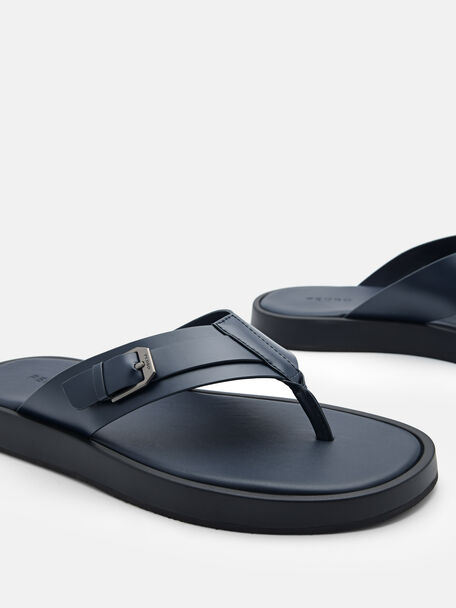 PEDRO Icon Leather Heel Sandals, Black PEDRO Icon Leather Heel Sandals, Black
