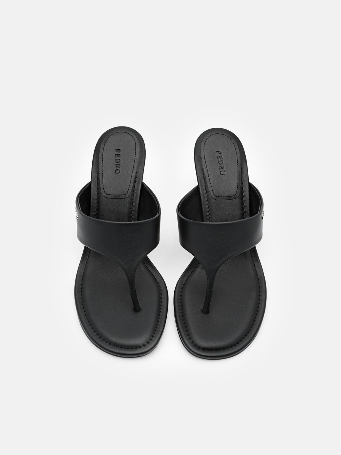 Thong Heel Sandals, , hi-res