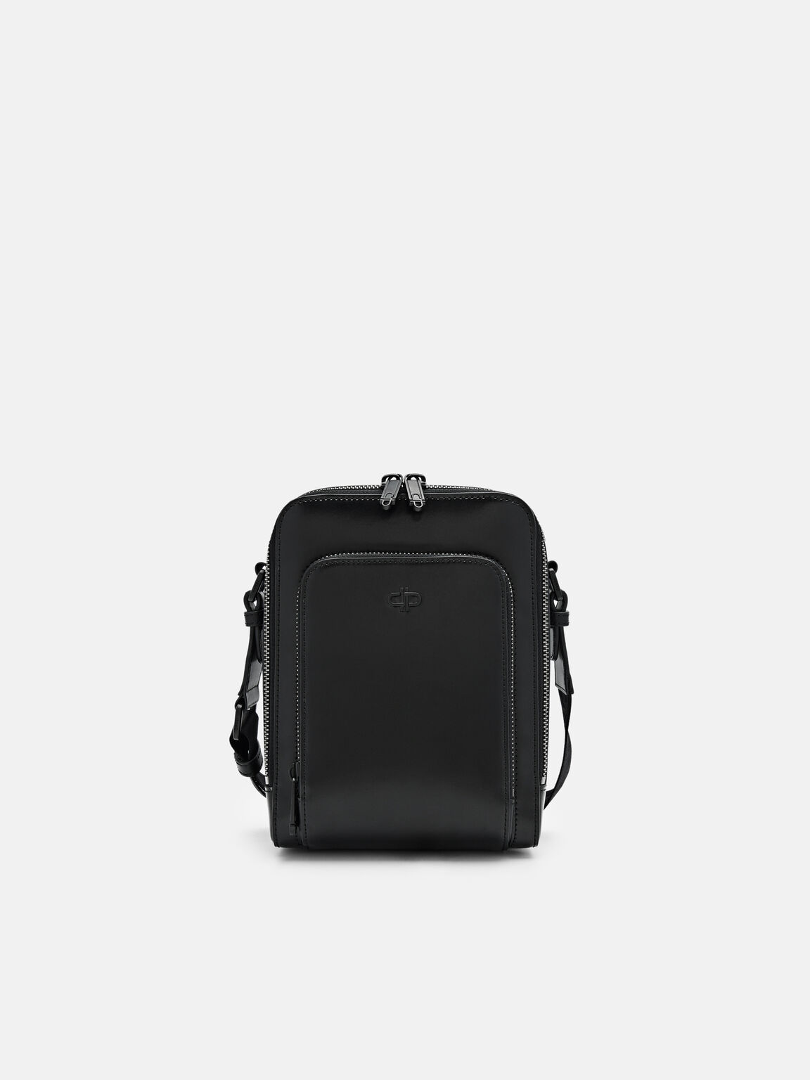 PEDRO Icon Leather Sling Bag, Black, hi-res