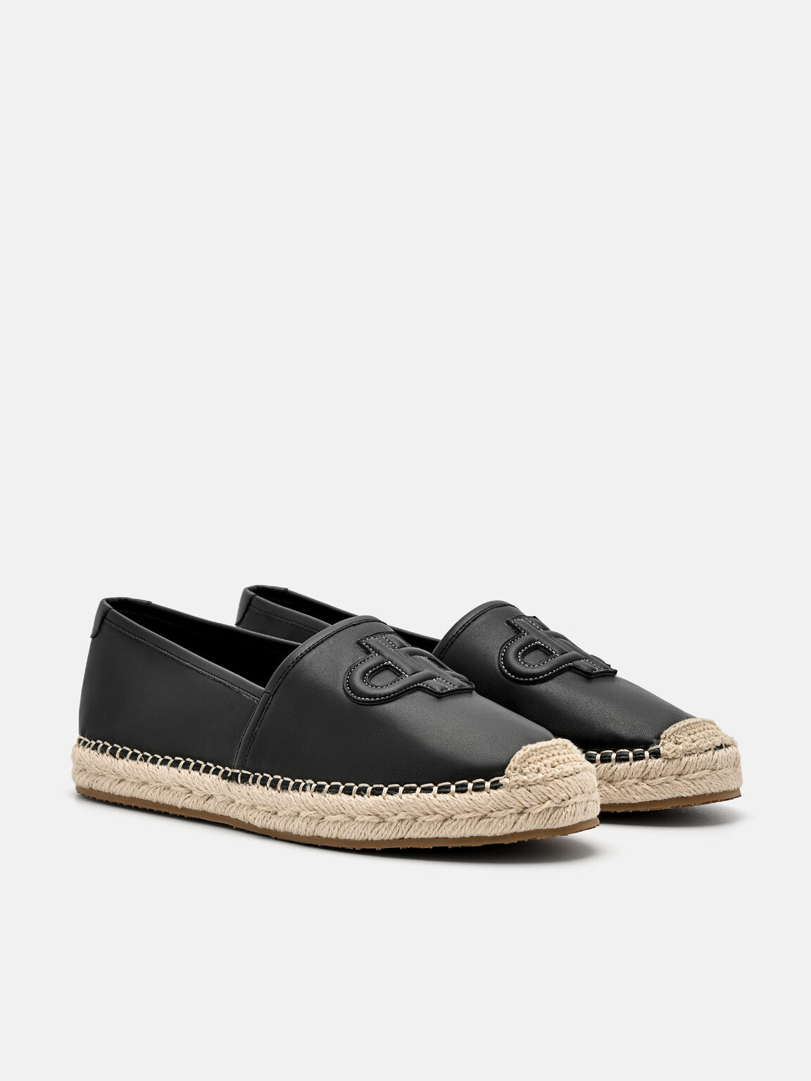 PEDRO Icon Leather Loafers, Black
