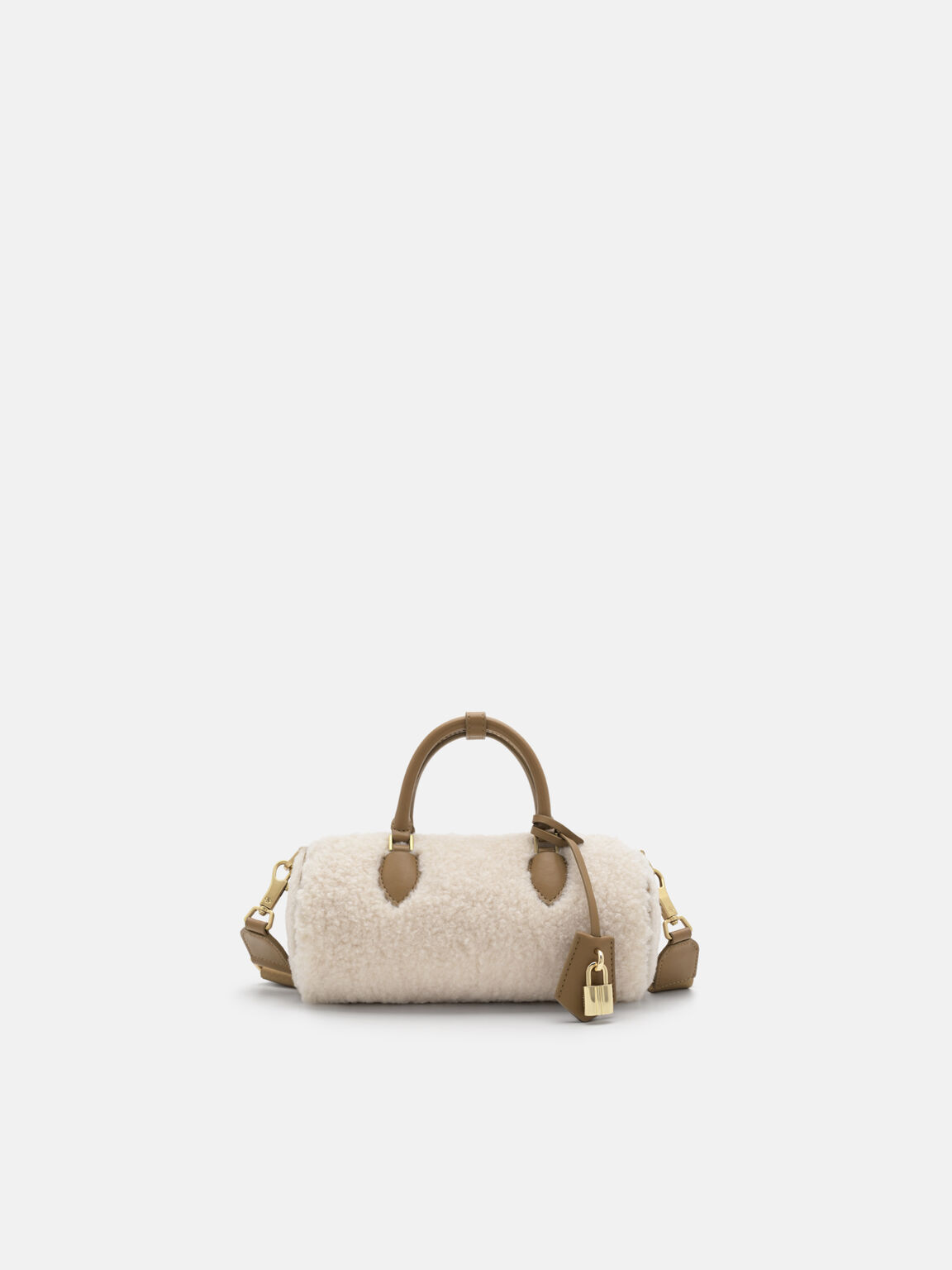 Ilena Faux Fur Bowling Bag, , hi-res