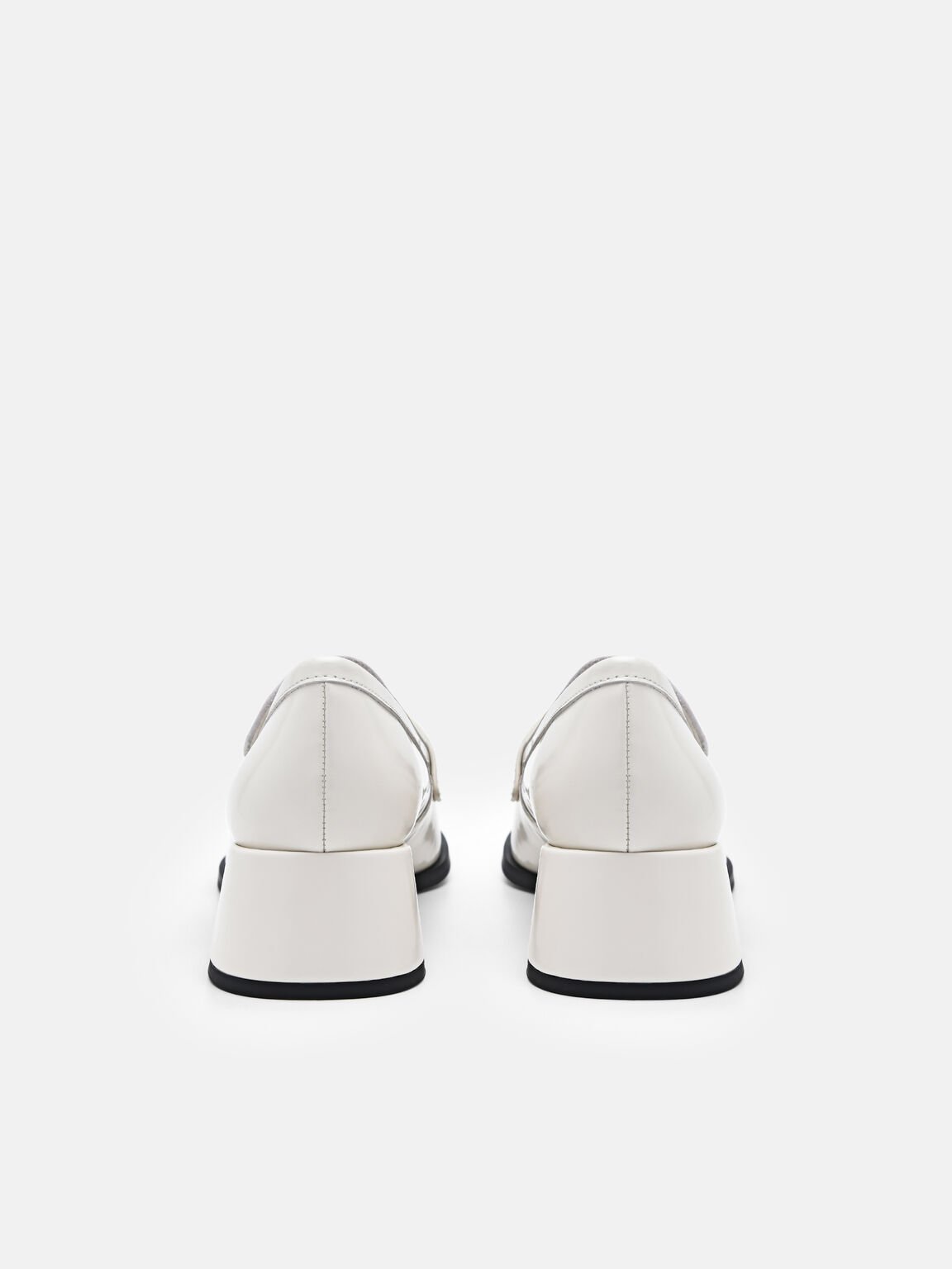 Jatte Leather Heel Loafers, 