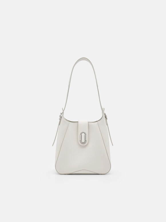 Tas Hobo Kulit PEDRO Studio Rift, Chalk