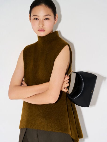 Horsebit Shoulder Bag, , hi-res