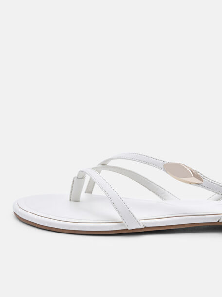 PEDRO Icon Leather Heel Sandals, Black