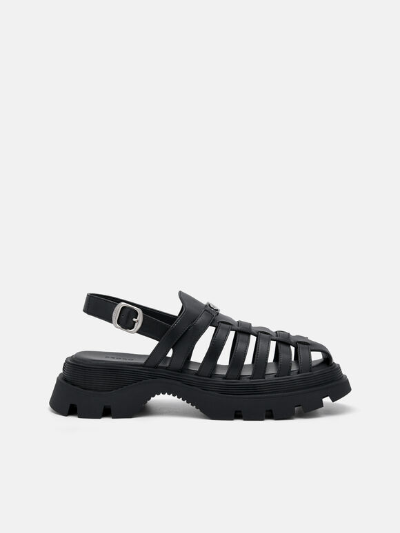 Sandal Slingback Caged PEDRO Icon, , hi-res