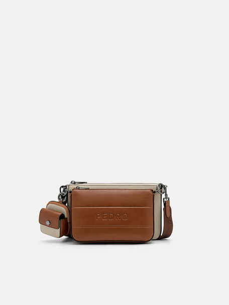 Frank Sling Bag, Brown, hi-res