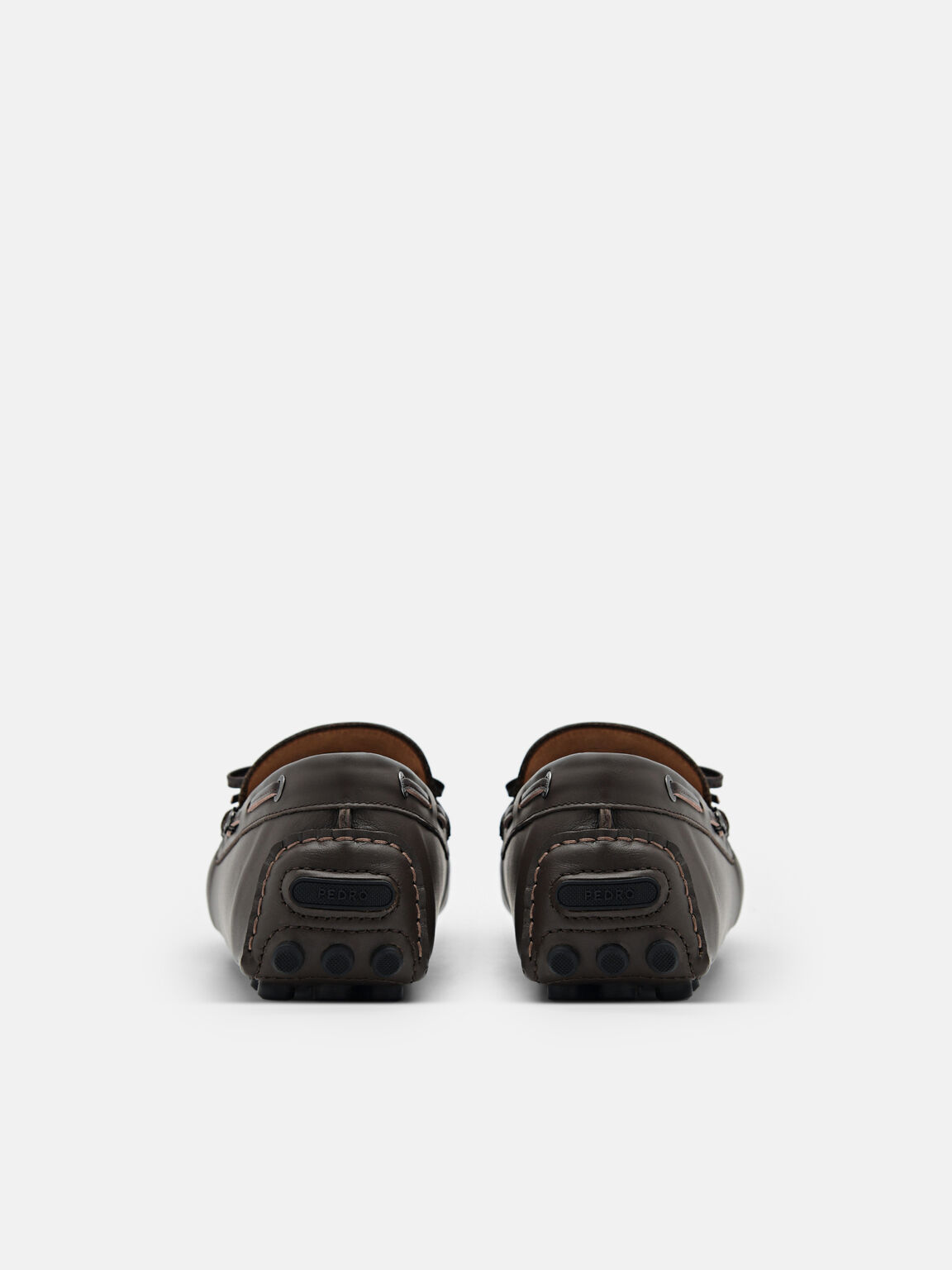 Leather Bow Driving Shoes, 