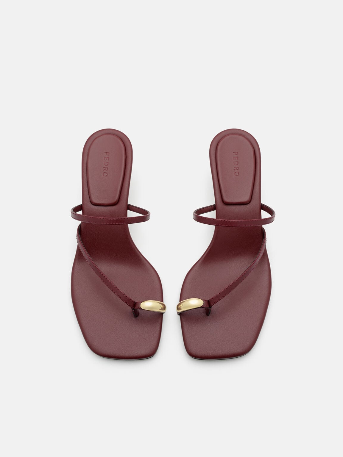 Lia Leather Heel Sandals, , hi-res