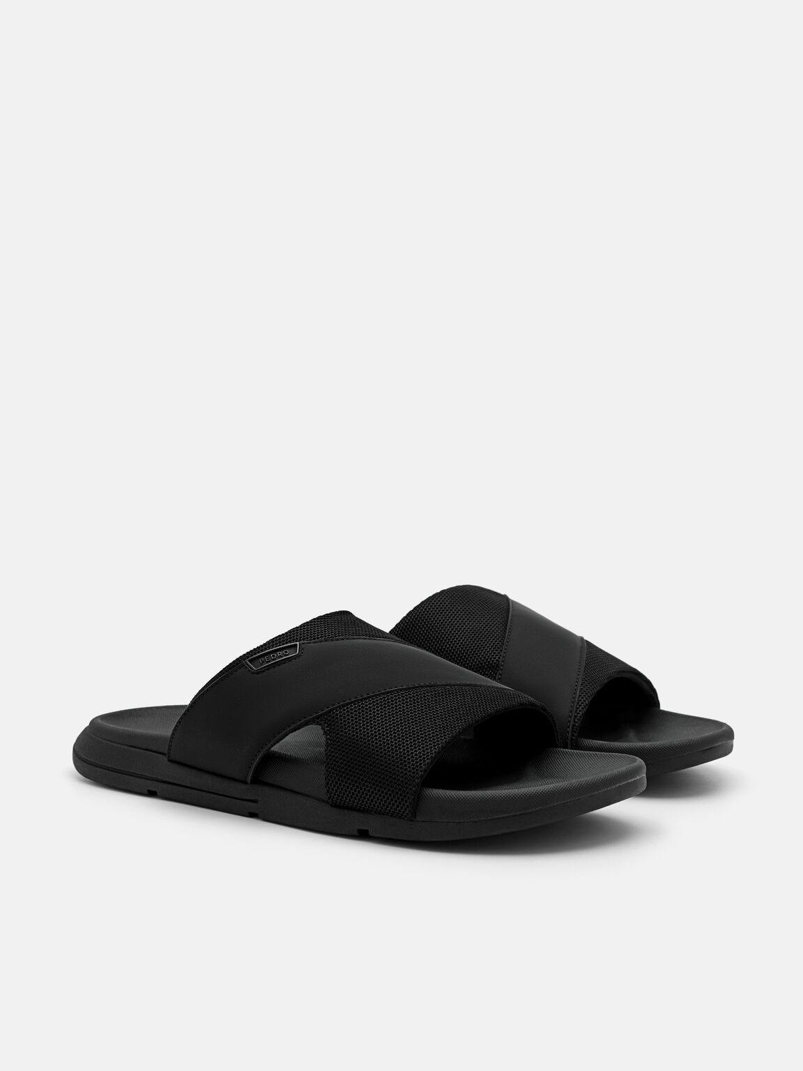 Mesh Slide Sandals, 
