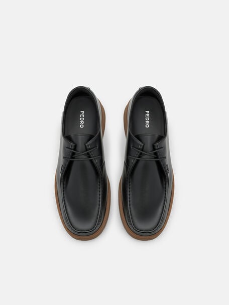 Waller Leather Derby Shoes, , hi-res