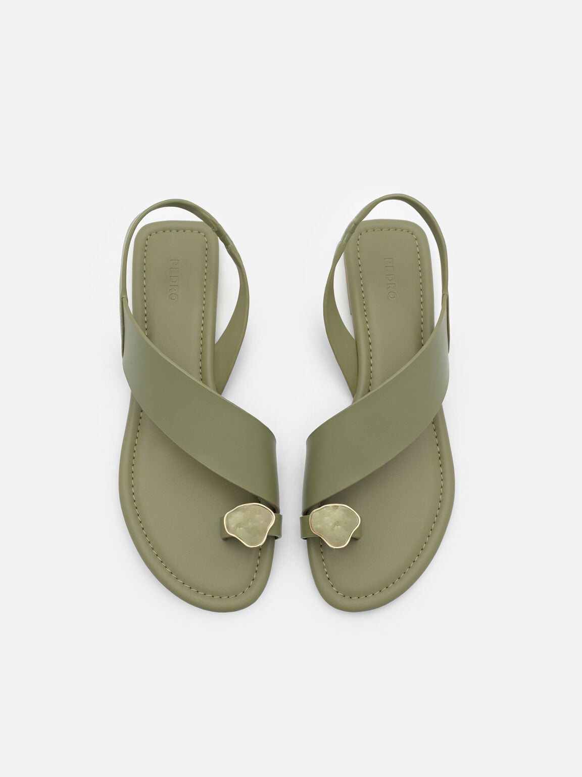 PEDRO x Kim Rose Alexis Leather Slingback Sandals, , hi-res