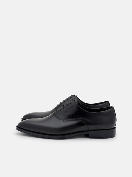 Leather Oxford Shoes, , hi-res