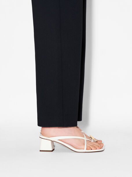 Sandal Hak Blok Kulit Alexis, 