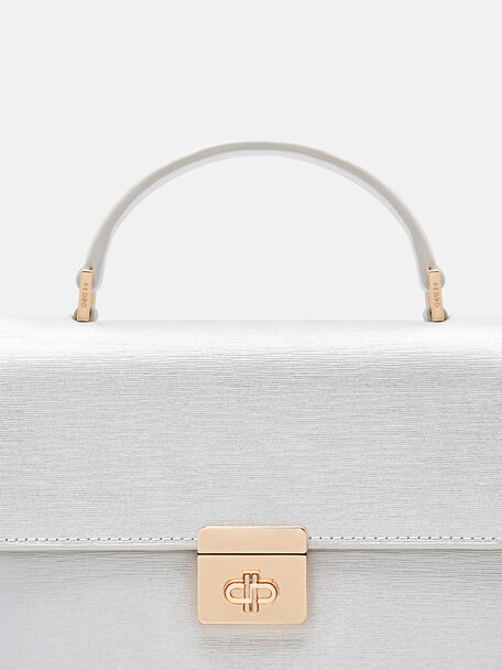 Leather Handbag, , hi-res