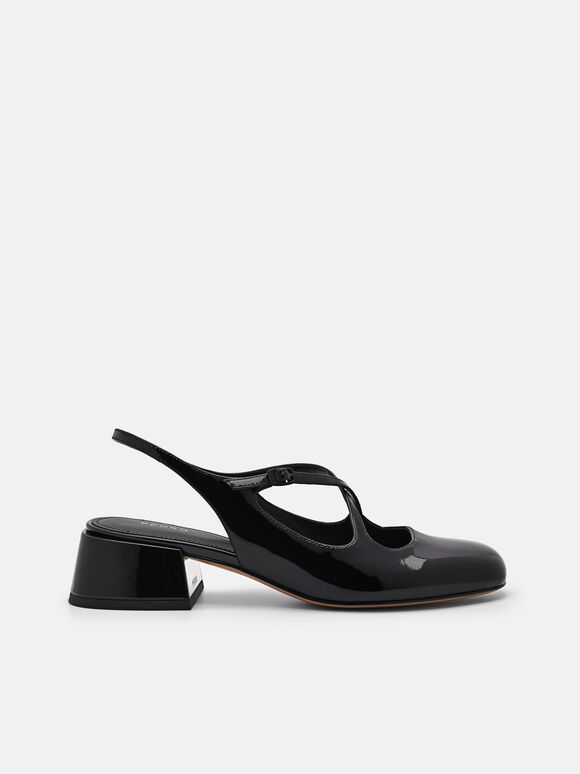 Sepatu Mary Jane Kulit Effie, 