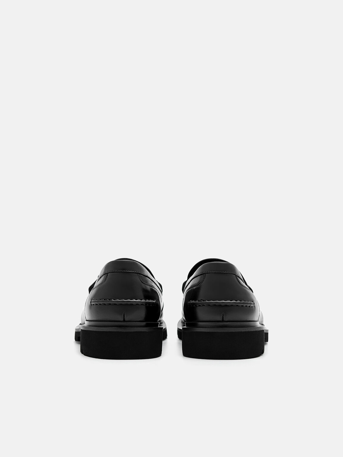 Edge Leather Loafers, 