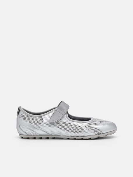 Rhythm Mesh Sneakers, Silver, hi-res
