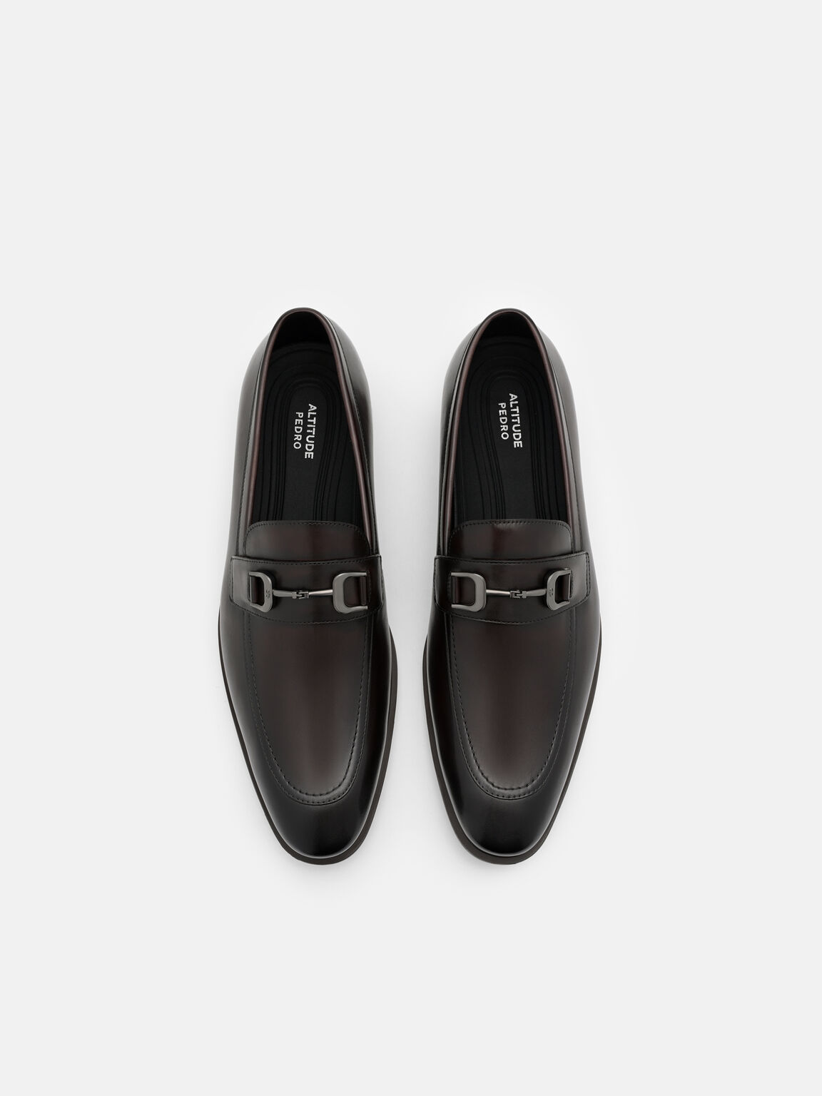 Altitude Lightweight Leather Horsebit Loafers, , hi-res