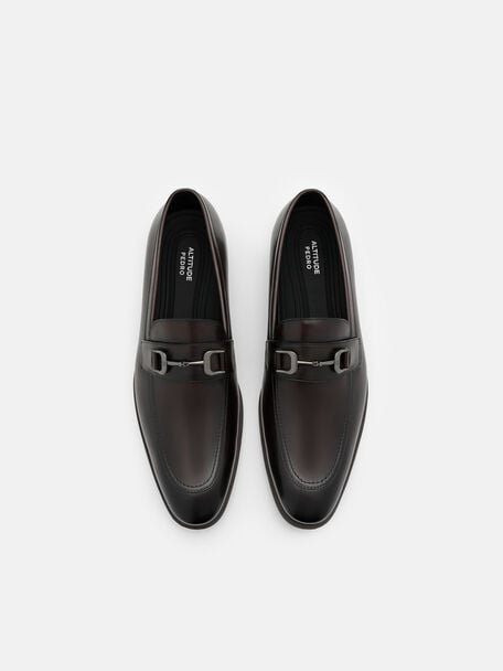 Altitude Lightweight Leather Horsebit Loafers, , hi-res
