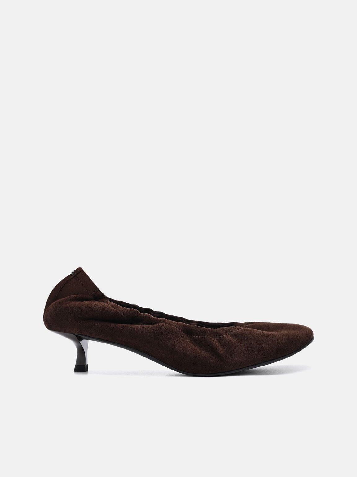 Sepatu Balerina Hak Suede Gabrielle, , hi-res
