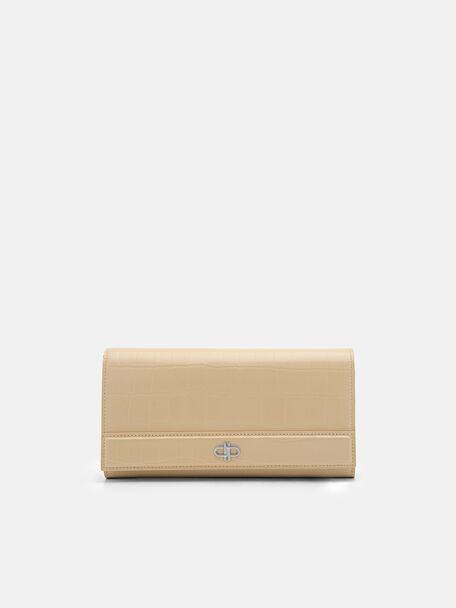 Dompet Panjang Dua Lipatan Kulit PEDRO Icon, 
