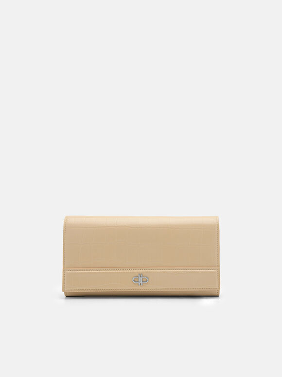 Dompet Panjang Dua Lipatan Kulit PEDRO Icon, 