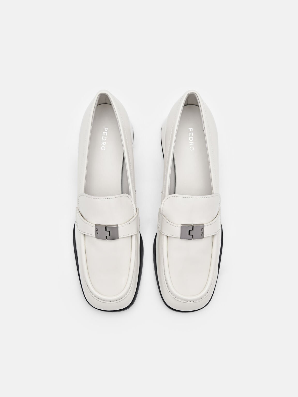 Jatte Leather Heel Loafers, 