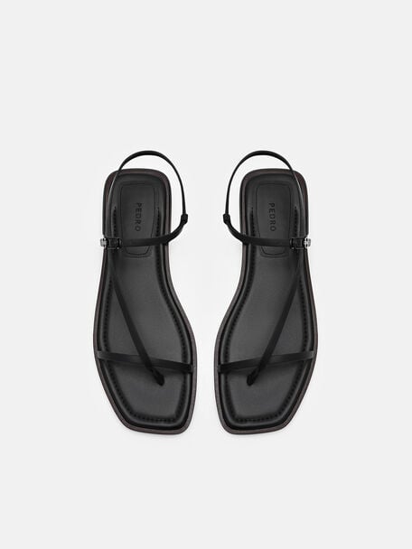 Ashby Leather Strappy Sandals, 