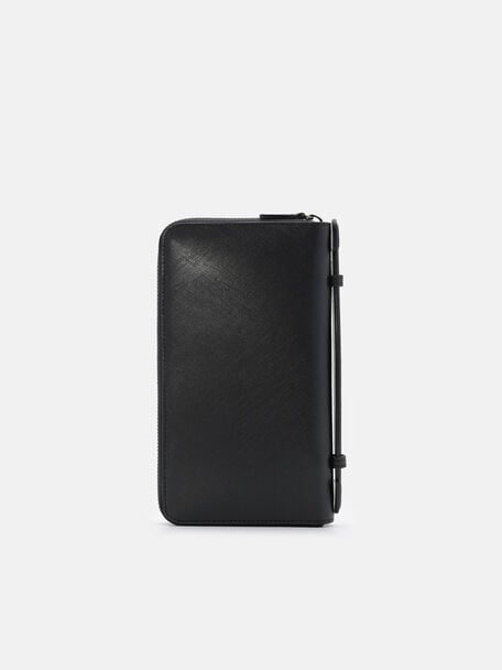 Saffiano Leather Travel Organizer, 