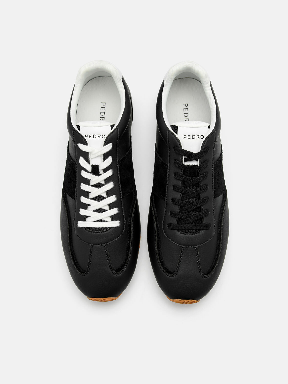 Lewis Suede Sneakers, Black