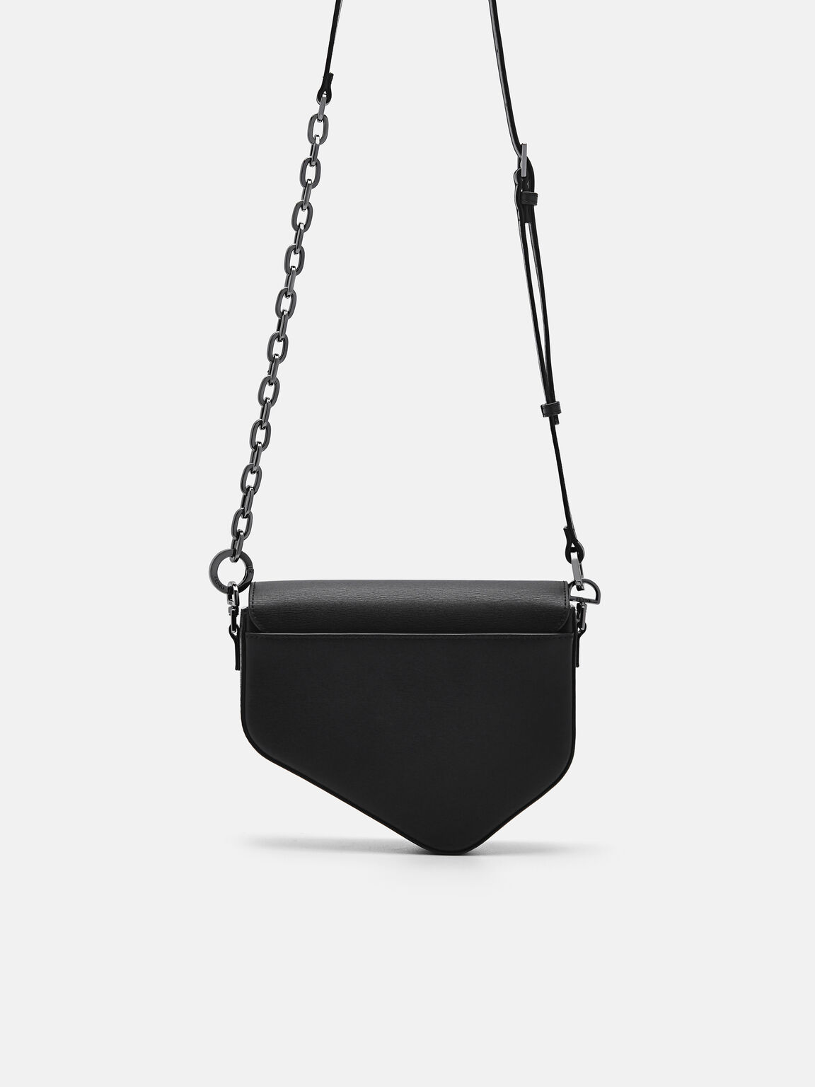 Taper Leather Mini Sling Bag, 