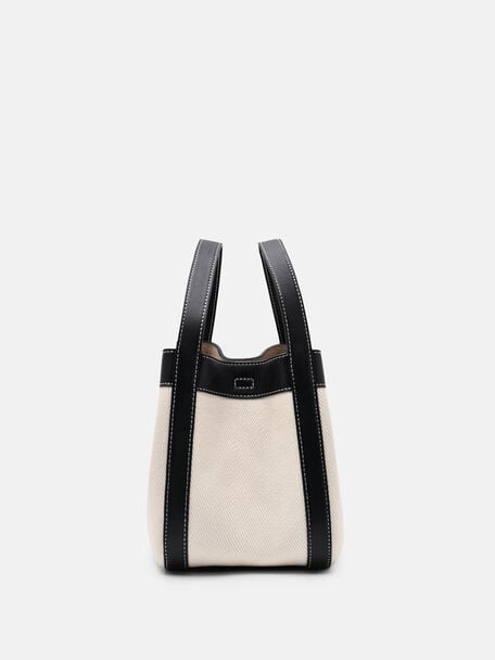 Dana Canvas Bucket Bag, , hi-res